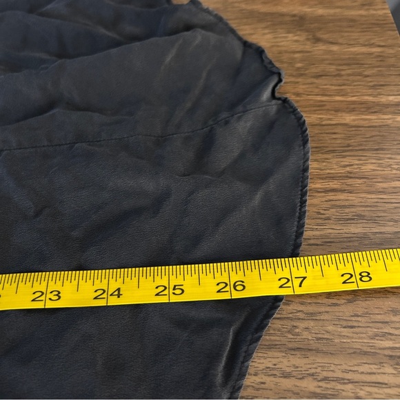 BCBGeneration Black Sheer Silk Mesh Sleeve Blouse S-M *Brand/Size Tag missing* - Picture 8 of 9